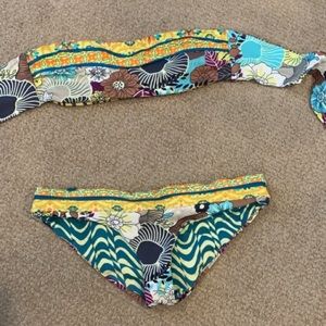 Reversible maaji strapless bikini